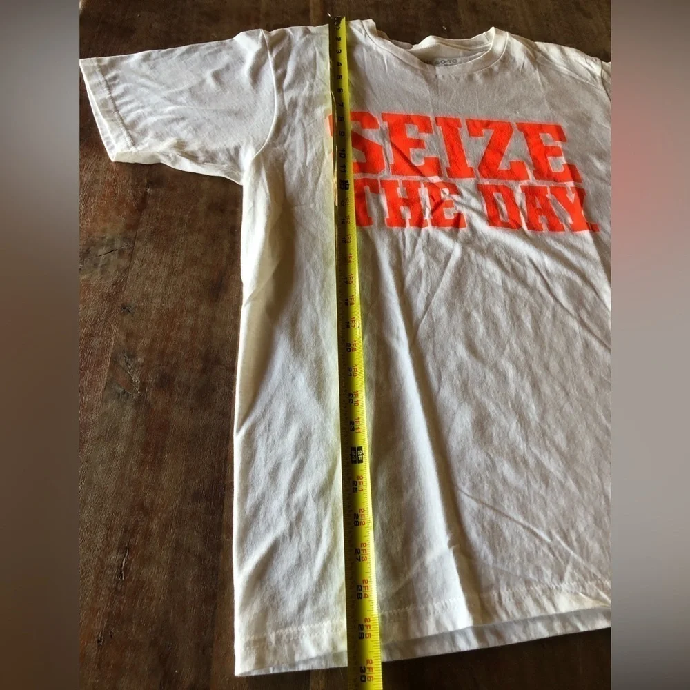 Adidas The Go-To Tee Seize the Day White Shirt